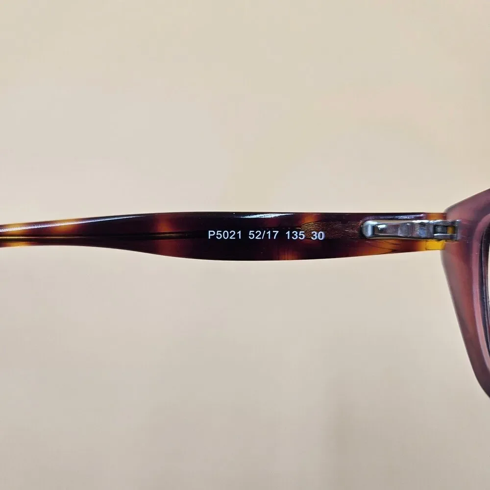 Paradox Collection Womens Cateye Eyeglass Frames P5021 Red Tortoise 52-17-135
